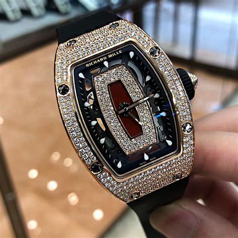 richard mille automatic ladies watch price|Richard Mille Watch with diamonds.